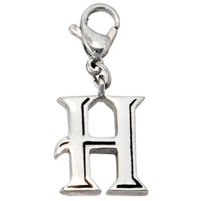 Einhänger Charm Buchstabe H Edelstahl | 38472 / EAN:4053258105689