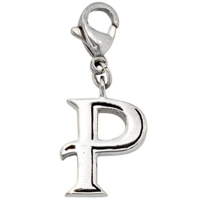 Einhänger Charm Buchstabe P Edelstahl | 38480 / EAN:4053258105764