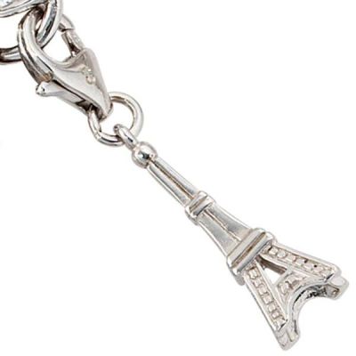 Einhänger Charm Eiffelturm 925 Sterling Silber rhodiniert | 33135 / EAN:4053258095430