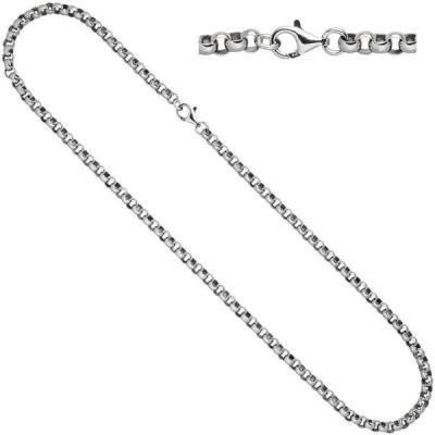 Erbskette 925 Sterling Silber 4,5 mm 45 cm Silberkette Karabiner | 47175 / EAN:4053258319390