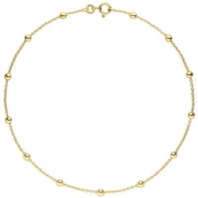 Fußkettchen Fußkette 333 Gold Gelbgold 25 cm Goldkette Karabiner | 52092 / EAN:4053258467831