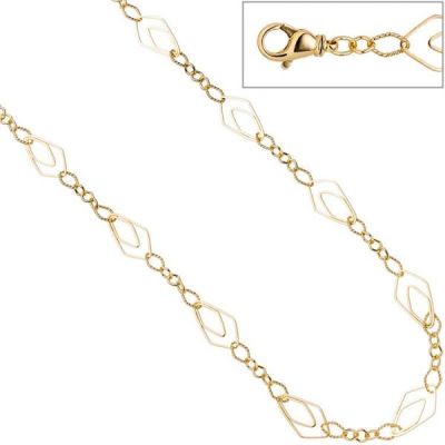 Halskette 925 Sterling Silber Gold vergoldet 80 cm - 18,5 mm Karabiner | 47218 / EAN:4053258319628