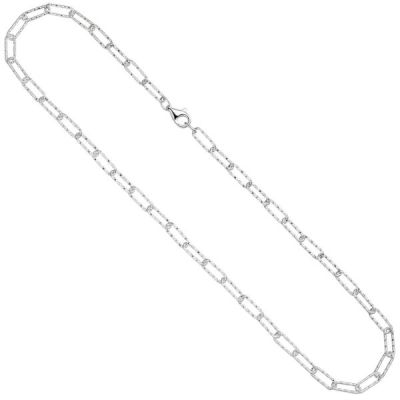 Halskette Kette 925 Sterling Silber diamantiert 50 cm | 54237 / EAN:4053258541630