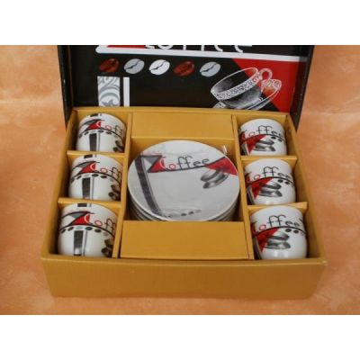 Kaffee-Set COFFEE, Mocca-Espresso 12teilig | 1506 / EAN:4019581146126