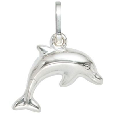 Kinder Anhänger Delfin 925 Sterling Silber Delfinanhänger | 40096 / EAN:4053258211403