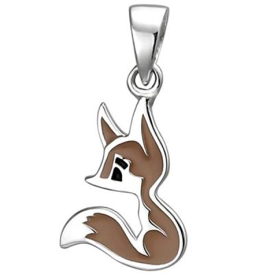 Kinder Anhänger Fuchs 925 Sterling Silber Silberanhänger | 52632 / EAN:4053258504994