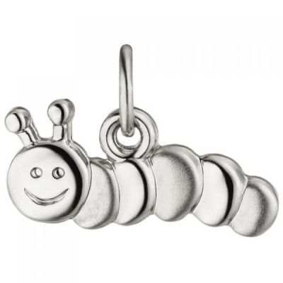 Kinder Anhänger Raupe 925 Sterling Silber teil matt Kinderanhänger | 50378 / EAN:4053258354902