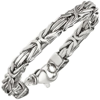 Königsarmband 925 Sterling Silber rhodiniert 20 cm Armband | 40938 / EAN:4053258224151