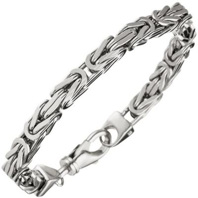 Königsarmband 925 Sterling Silber rhodiniert 21 cm Armband | 43524 / EAN:4053258267868