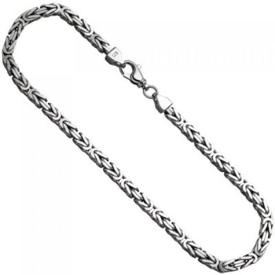 Königskette 925 Sterling Silber rhodiniert 50 cm - 7,2 mm Halskette | 40936 / EAN:4053258224137