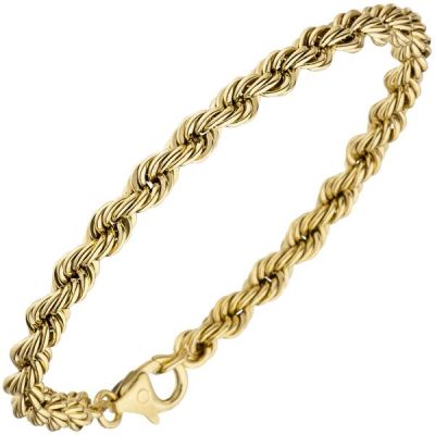 Kordelarmband 585 Gold Gelbgold 21 cm Armband Goldarmband | 52099 / EAN:4053258540541