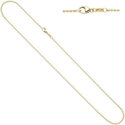 Kugelkette 585 Gelbgold 1,5 mm 42 cm Halskette Goldkette Karabiner | 39989 / EAN:4053258210406