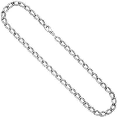 Lang-Panzerkette 925 Sterling Silber 7,3 mm 45 cm Kette Halskette | 47196 / EAN:4053258319512