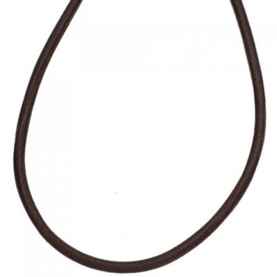 Leder Halskette Kette Schnur braun 100 cm | 39359 / EAN:4053258183366