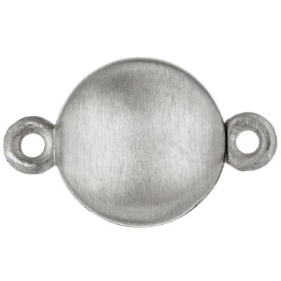 Magnet-Schließe 925 Sterling Silber matt mattiert Verschluss für Perlenketten | 47018 / EAN:4053258318805