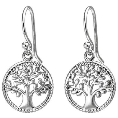 Ohrhänger Baum 925 Sterling Silber Ohrringe Silberohrringe | 52742 / EAN:4053258512333