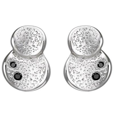 Ohrstecker 925 Sterling Silber 4 Zirkonia Ohrringe Silberohrringe | 52678 / EAN:4053258511978