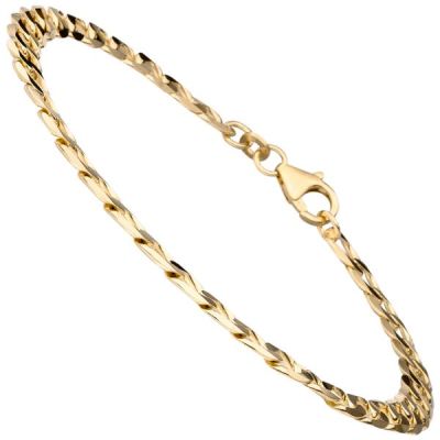 Panzerarmband 333 Gold Gelbgold 19 cm Armband Goldarmband | 54200 / EAN:4053258541036