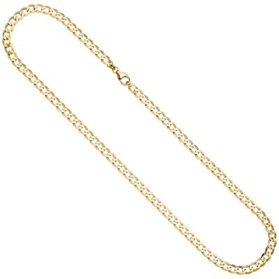 Panzerkette 333 Gold Gelbgold 5,7 mm 45 cm Kette Halskette | 54197 / EAN:4053258540978