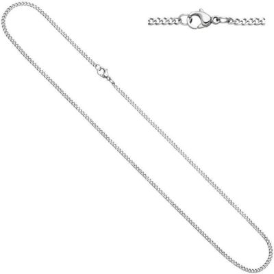 Panzerkette Edelstahl 55 cm 2,2 mm Halskette Karabiner | 44184 / EAN:4053258283448