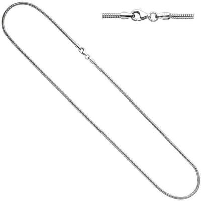 Schlangenkette 925 Silber 1,6 mm 42 cm Halskette Silberkette Karabiner | 29020 / EAN:4053258103746