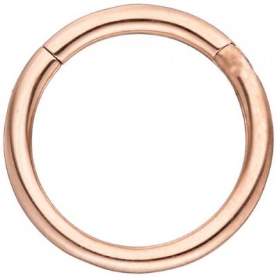 Segmentring Edelstahl rotgold farben Klick-System Ringstärke 1,2 mm | 47230 / EAN:4053258322598