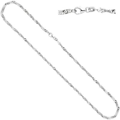 Singapurkette 925 Sterling Silber 2,9 mm 42 cm Halskette Karabiner | 41012 / EAN:4053258224496