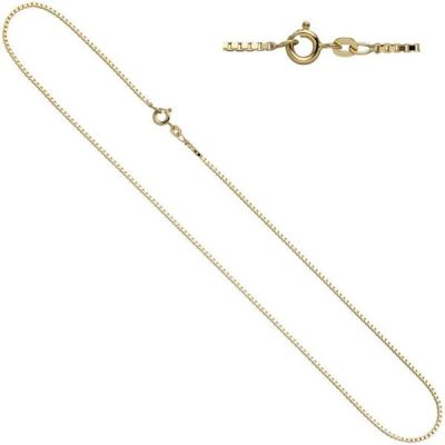 Venezianerkette 333 Gelbgold 1 mm 38 cm Halskette Federring | 42844 / EAN:4053258256916