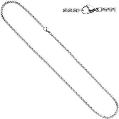 Venezianerkette Edelstahl 3 mm 45 cm Kette Halskette Karabiner | 45882 / EAN:4053258301531