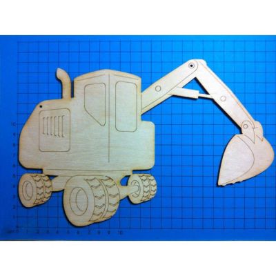 100 mm - Holz Bagger 50mm - 200mm | VEH6905 / EAN:4250382843887