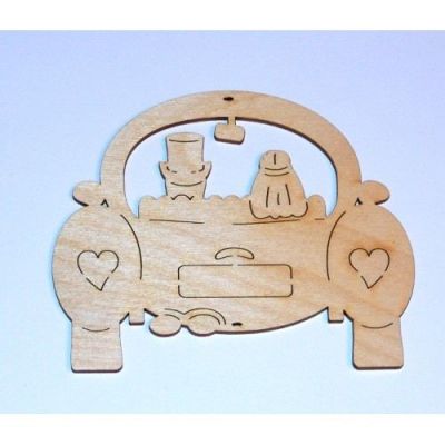 100 mm - Holz Hochzeitsauto 50 mm - 100mm | 344806906