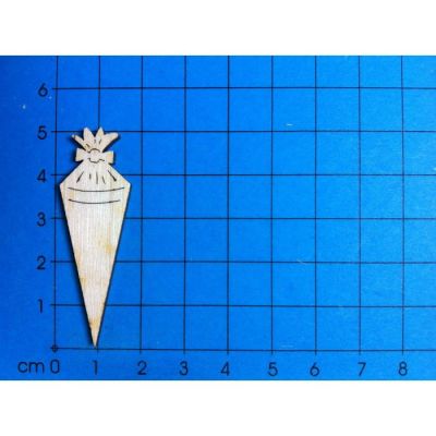 100 mm - Holzkleinteil Schultuete 50mm - 300mm | SAH 28.. / EAN:4250382821915