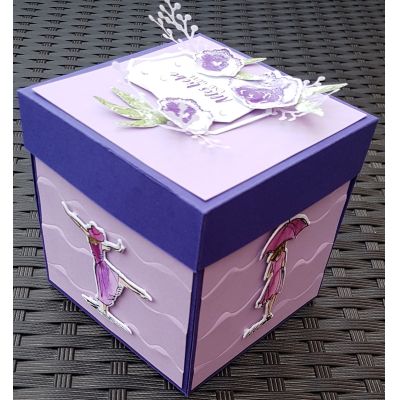 10x10cm - Explosionsbox - Mode, Shopping handgearbeitet | EX24