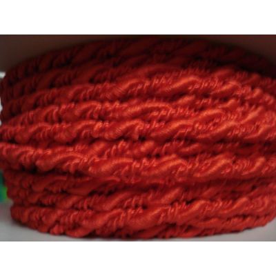 Acetat-Kordel 4mm rot mit Draht | 2011-4