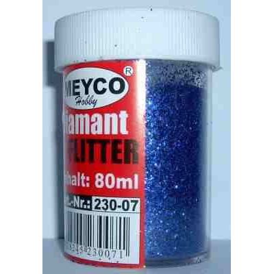 Blau - Diamant Flitter verschiedene Farben 80 ml | 230/06