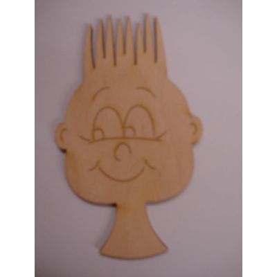 Blumentopfstecker Mädchen - Holz Kleinteile ver. Blumenstecker Köpfe | DAH8210