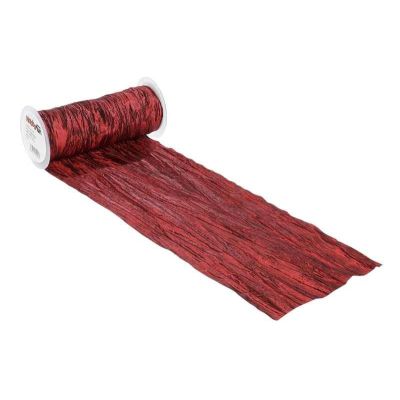 CREApop® Fripe Dekoband 20 cm x 10 m, rot | 3980459