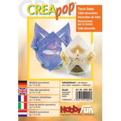 CREApop®Mini-Windlicht geometrisch 9St. | 3901983