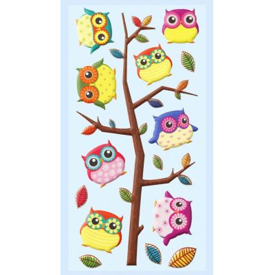 CREApop® SOFTY-Sticker Eule | 3451239