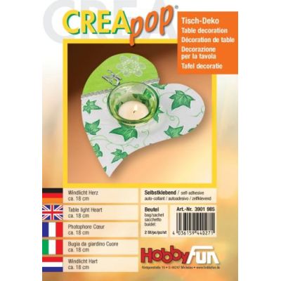 CREApop®Windlicht Herz Btl. 2 St | 3901985