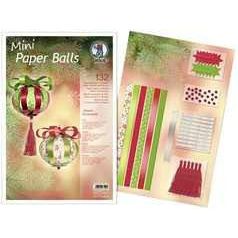 Designstreifen Mini Paper Balls Classic Ornaments | 24100099