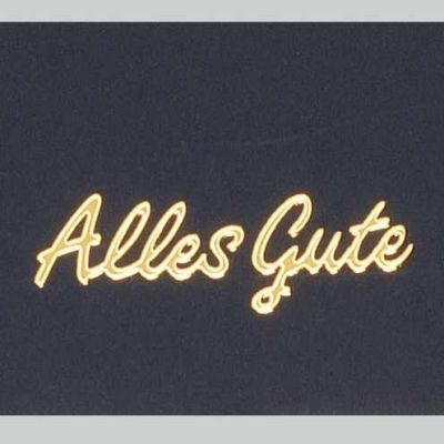 Gold - Sticker Alles Gute | 15005 68