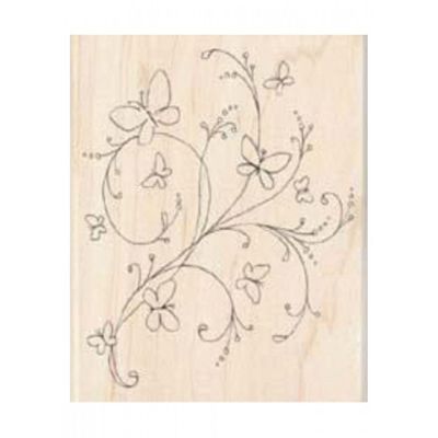 Holzstempel BUTTERFLY FLOURISH | 97901