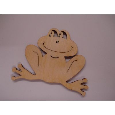 Krone für Frosch - Holz Kleinteile gelasert Frosch und Zubehör | FRH1005