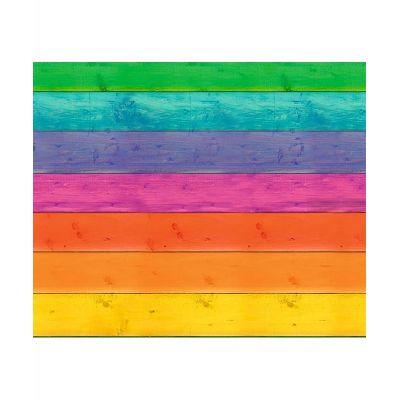 Motivfotokarton Holz Regenbogen 49,5 x 68 cm | 11332201