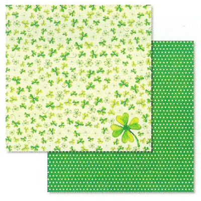 PREMIUM Glitter Scrapbook 30,5 x 30,5 cm Viel Glück | 70300022-p