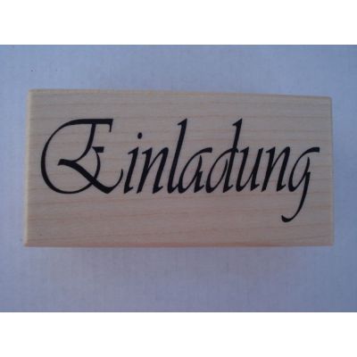 Schriftstempel Einladung | 1814103