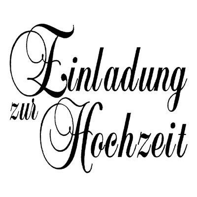 Stempel Einladung zur Hochzeit | 1810402