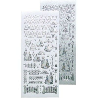 Sticker Wintzerszene Pearl silber | 618466