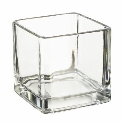 Teelichtglas eckig 5 x 5 cm | 3750184